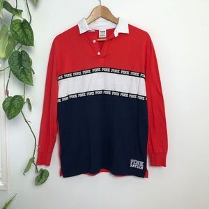 PINK Victoria's Secret Long Sleeve Polo